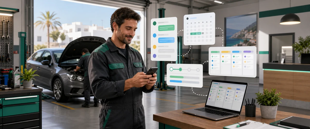 WhatsApp para talleres mecánicos: citas y seguimiento